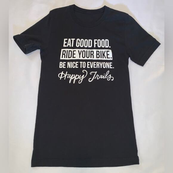 ALASKA GRAPHIC Womens T-Shirt Size Medium Healthy Cycling Bike-Lovers Unbranded - Picture 1 of 5